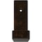 Ekena Millwork Steel Hanging Shelf Bracket, Antiqued Bronze 2"W x 8"D x 6"H BKTM02X08X06HSABZ - alternate 9
